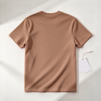 Lakiein Men Solid Color Short Sleeve T-Shirt, Crew Neck Soft Breathable Basic Casual Tee for Daily Wear