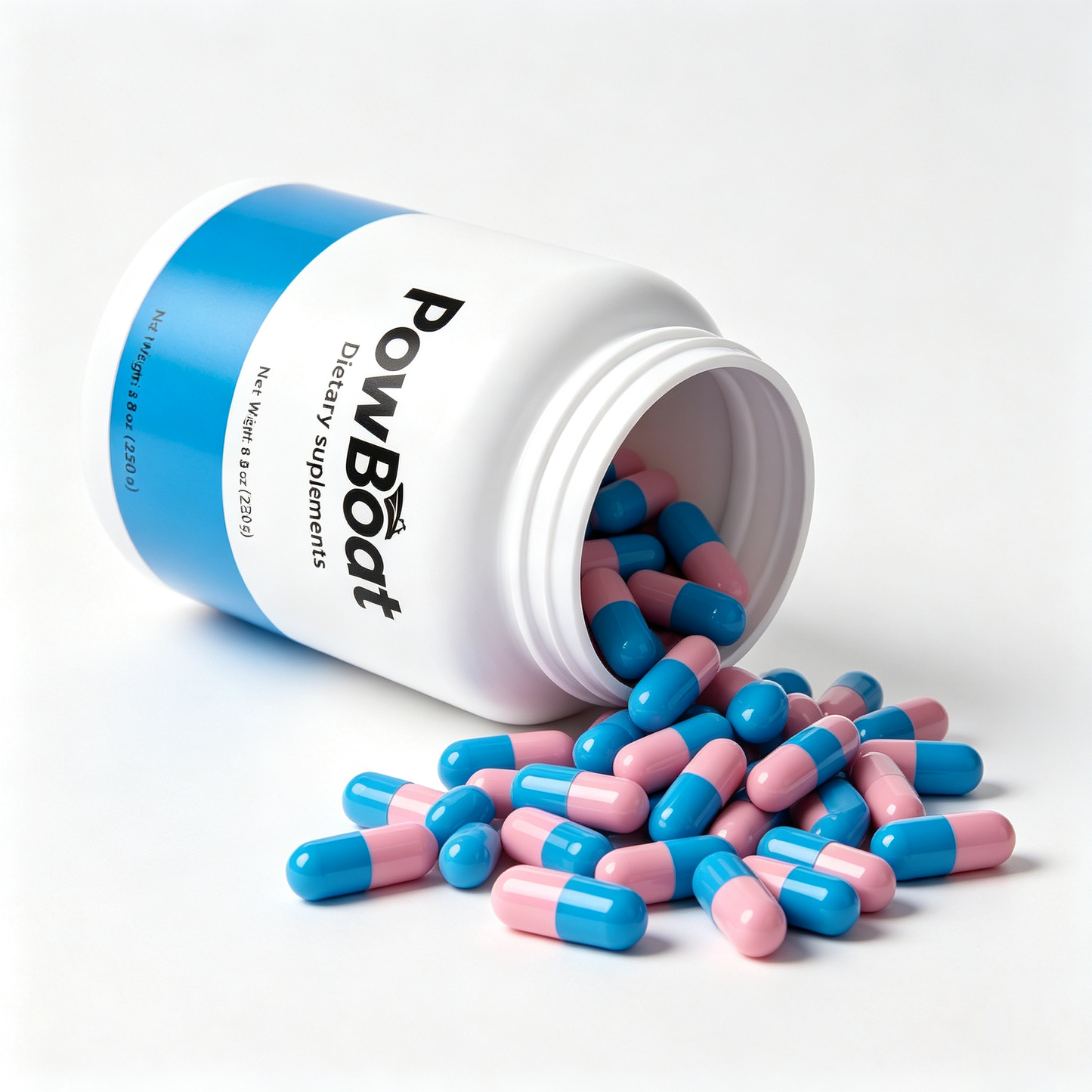 PowBoat Dietary Supplement Capsules, Natural Wellness Support Supplement for Daily Health, Premium Oral Capsules