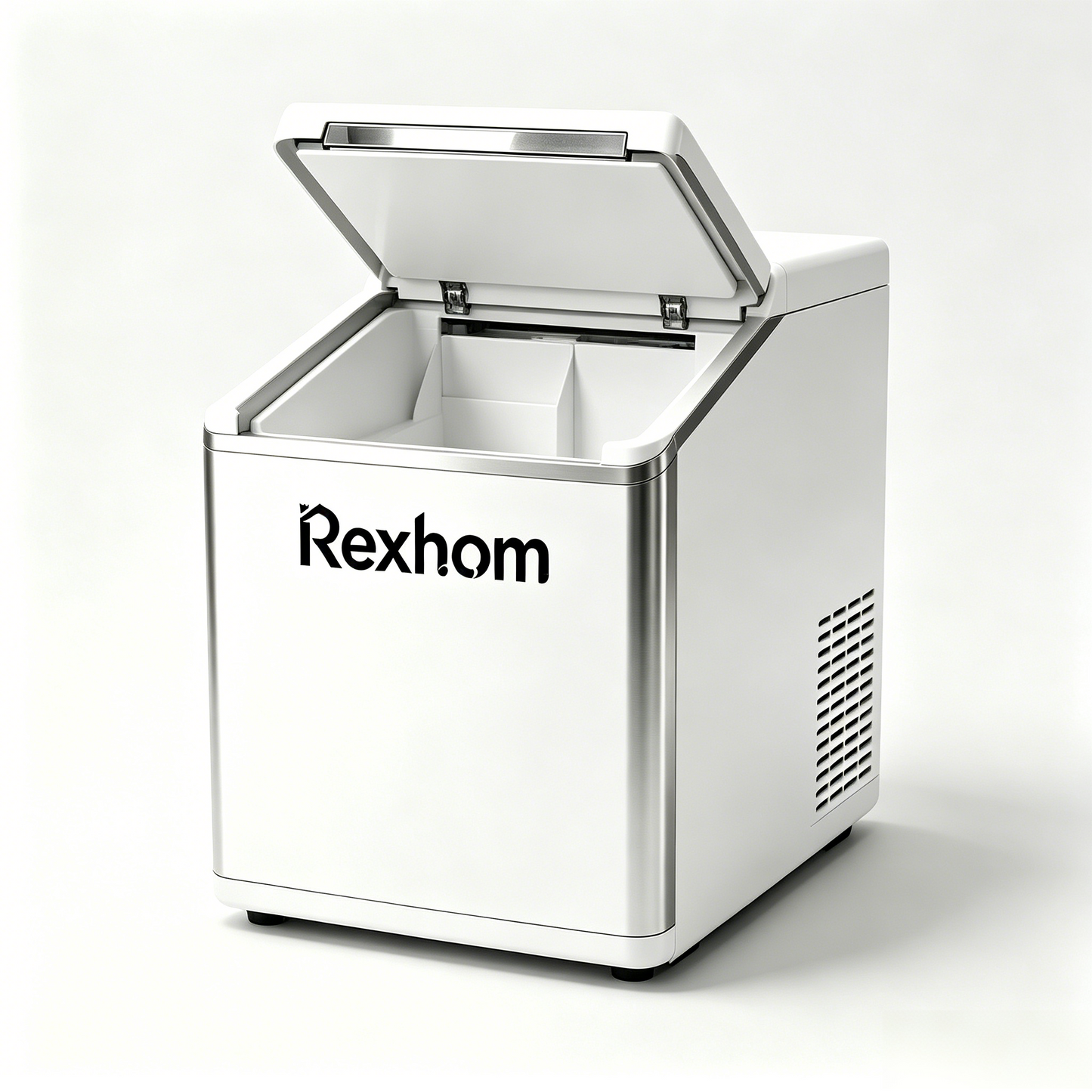 Rexhom Portable Countertop Ice Maker Machine, 6-Minute Fast Ice Making, Self-Cleaning Electric Ice Cube Maker, Compact Ice Machine for Home Kitchen, Bar, RV & Party