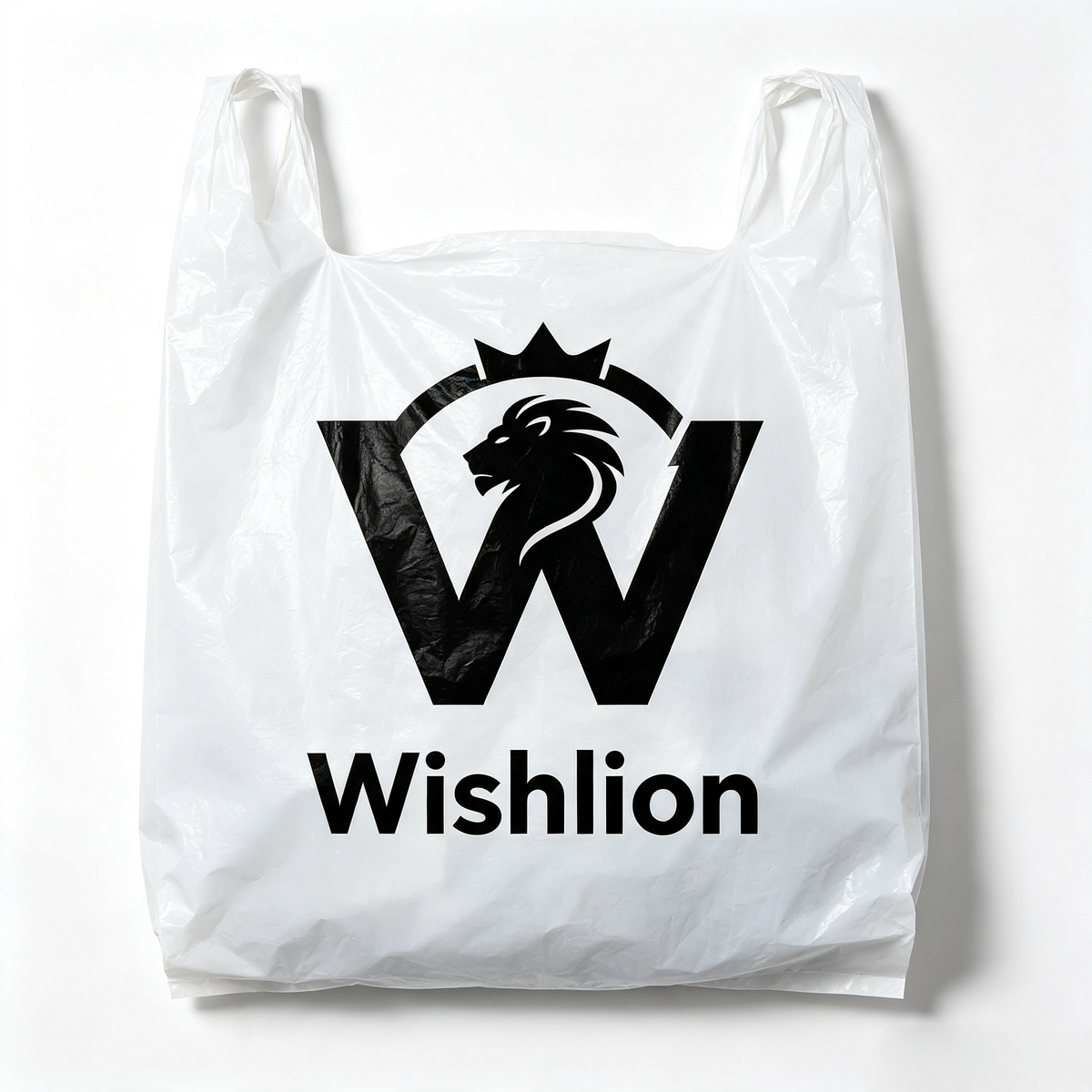 Wishlion Heavy‑Duty Disposable Plastic Trash Bags, Thick Leak‑Proof Shopping Garbage Bags, Multipurpose Carry‑Out Tote Bags