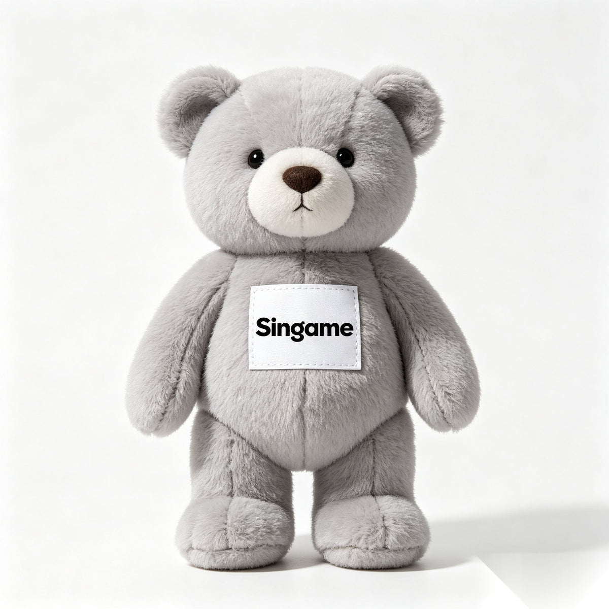 Singame Soft Teddy Bear Plush Toy, Cuddly Stuffed Animal Bear Doll, Comfort Hug Plush Gift for Kids and Adults