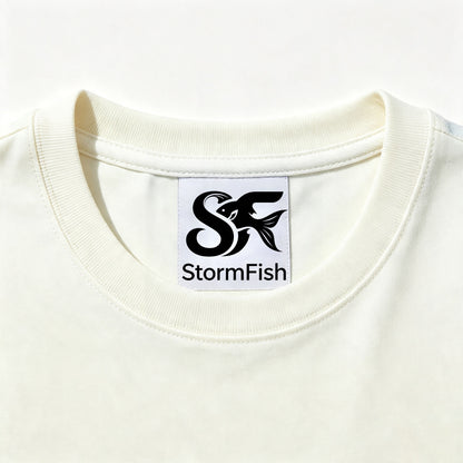 StormFish Tie‑Dye Short‑Sleeve Crew Neck T‑Shirt, Casual Loose Fit Soft Lightweight Summer Tee