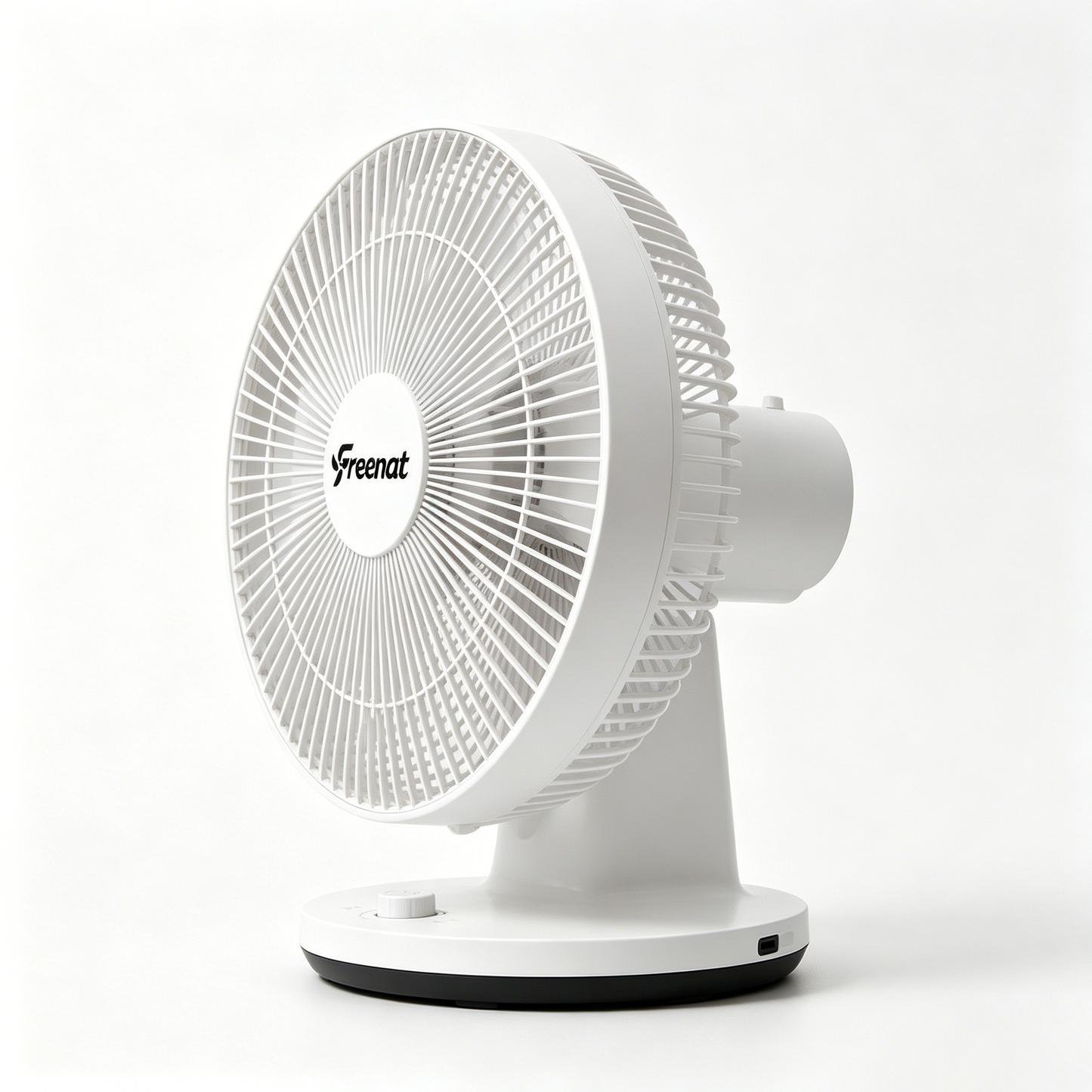 Freenat Electric fan, Quiet Adjustable Speed Circulating Table Fan, Portable Energy Efficient Small Electric Fan for Bedroom Office Home