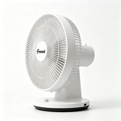 Freenat Electric fan, Quiet Adjustable Speed Circulating Table Fan, Portable Energy Efficient Small Electric Fan for Bedroom Office Home