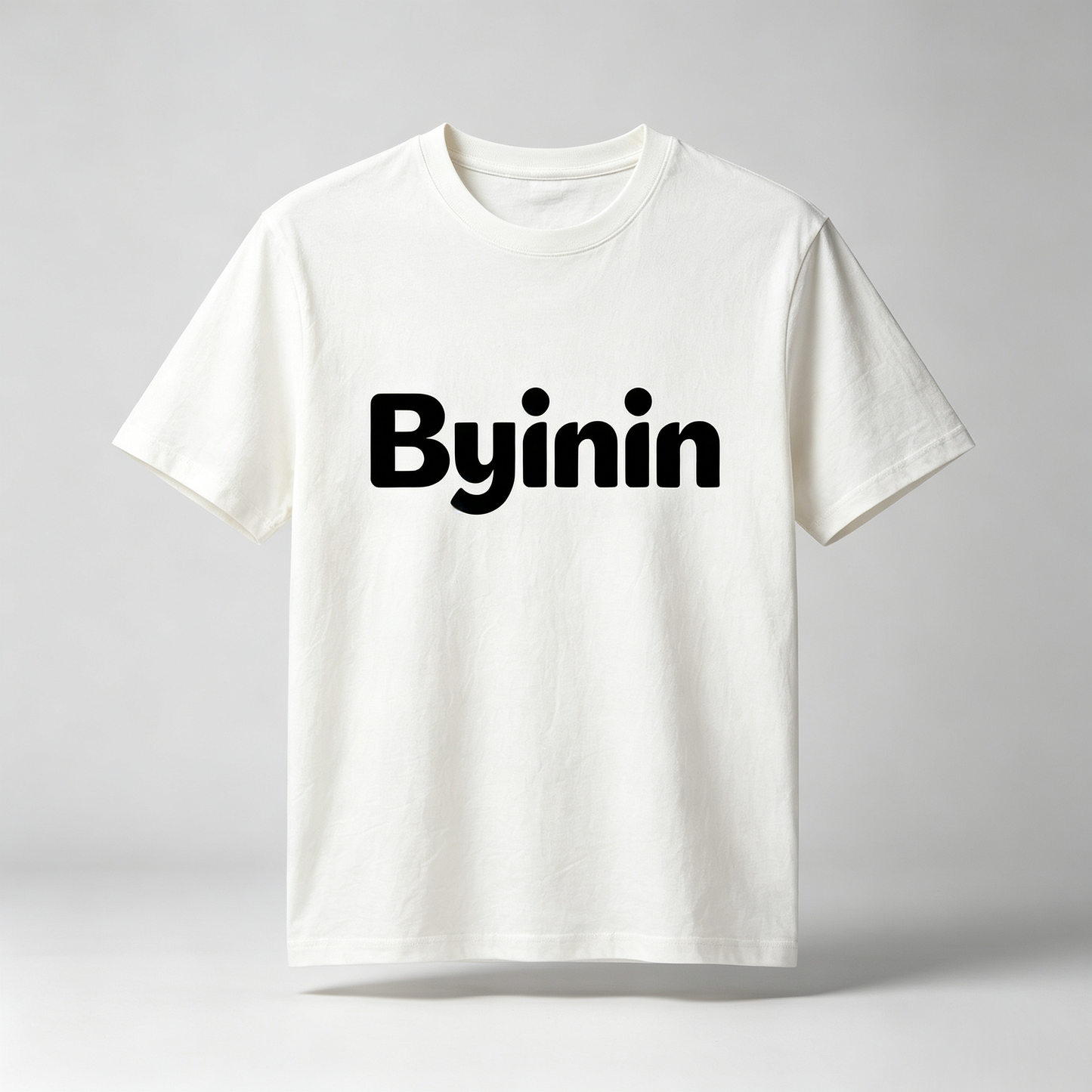 Byinin Soft Breathable Cotton T-Shirt for Men, Comfort Loose Short Sleeve Basic Tee Daily Casual & Athletic Wear