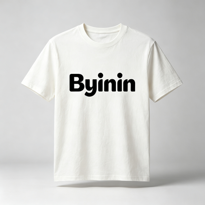 Byinin Soft Breathable Cotton T-Shirt for Men, Comfort Loose Short Sleeve Basic Tee Daily Casual & Athletic Wear