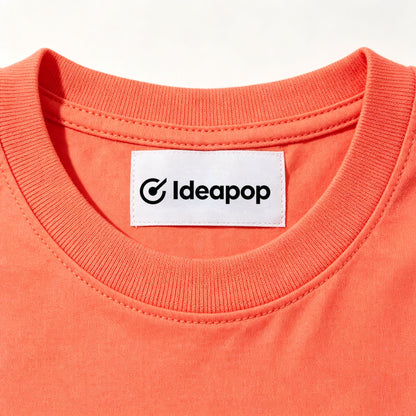 Ideapop Short Sleeve T-Shirt, Classic Crew Neck Cotton Tees, Casual Soft Breathable Basic T-Shirt for Men Women Daily Wear