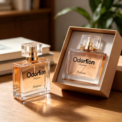 Odorlion Eau de Parfum for Women, Long Lasting Elegant Scent Perfume Spray, Classic Warm Floral Woody Fragrance, Luxury Clear Square Bottle Perfume for Daily Dating Wedding, Ideal Birthday Holiday Gift for Her