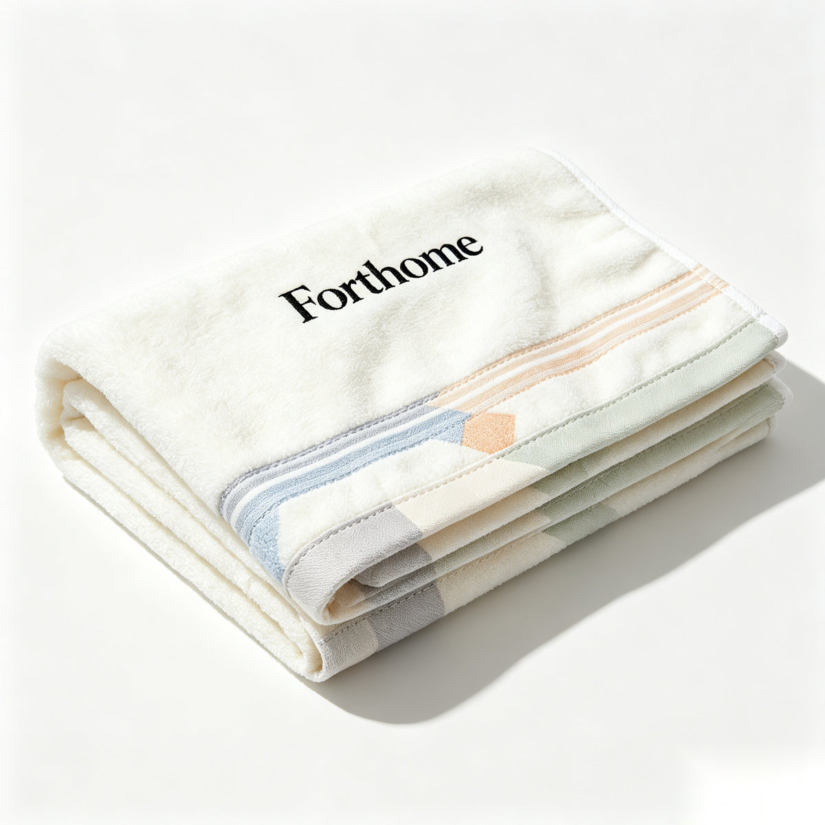 Forthome Soft Absorbent Bath Towel, Quick Drying Plush Towel for Bathroom, Home Daily Use Shower Towel for Men and Women