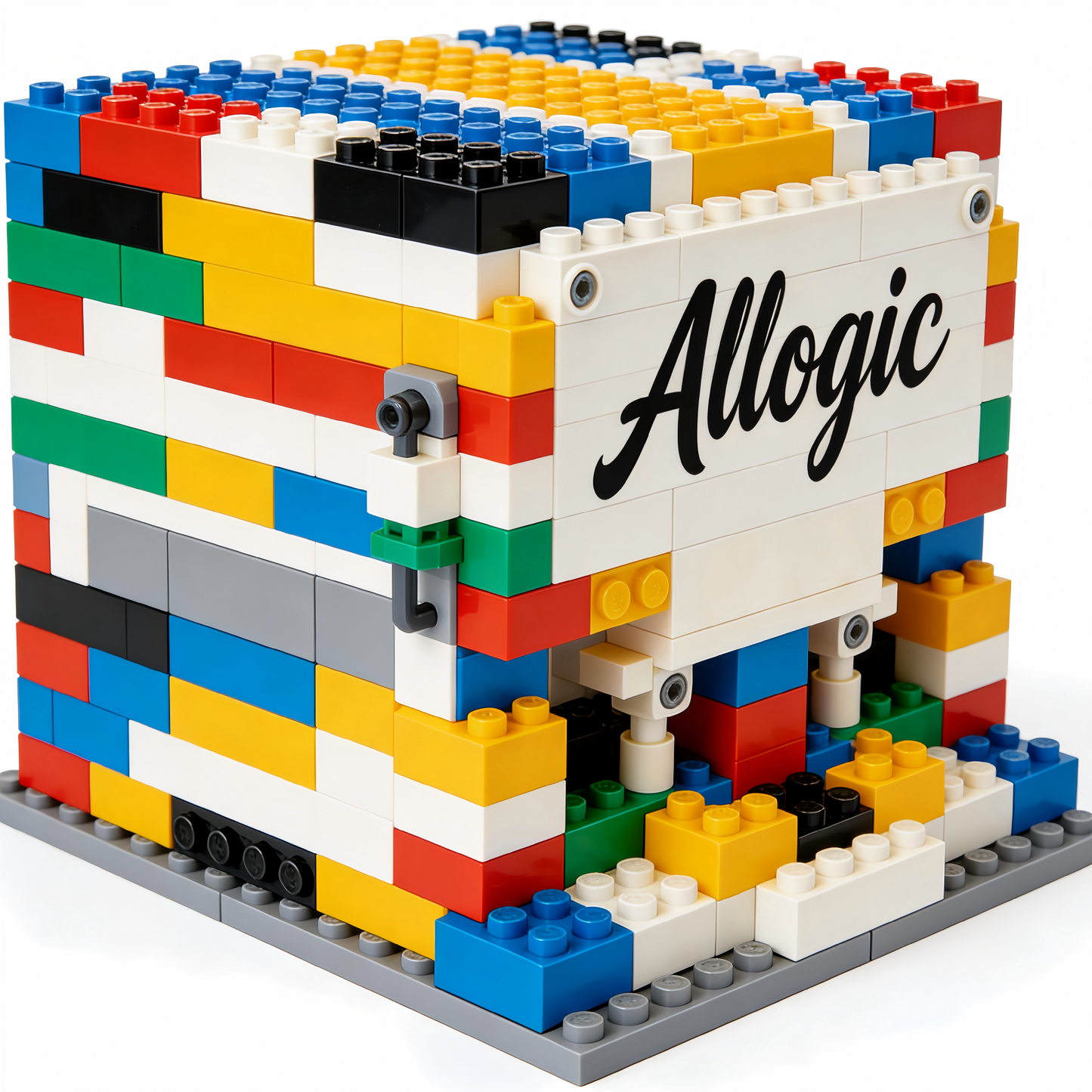 【Allogic Rainbow Construction Blocks】—— Creative Building & Learning Toy for Early Development