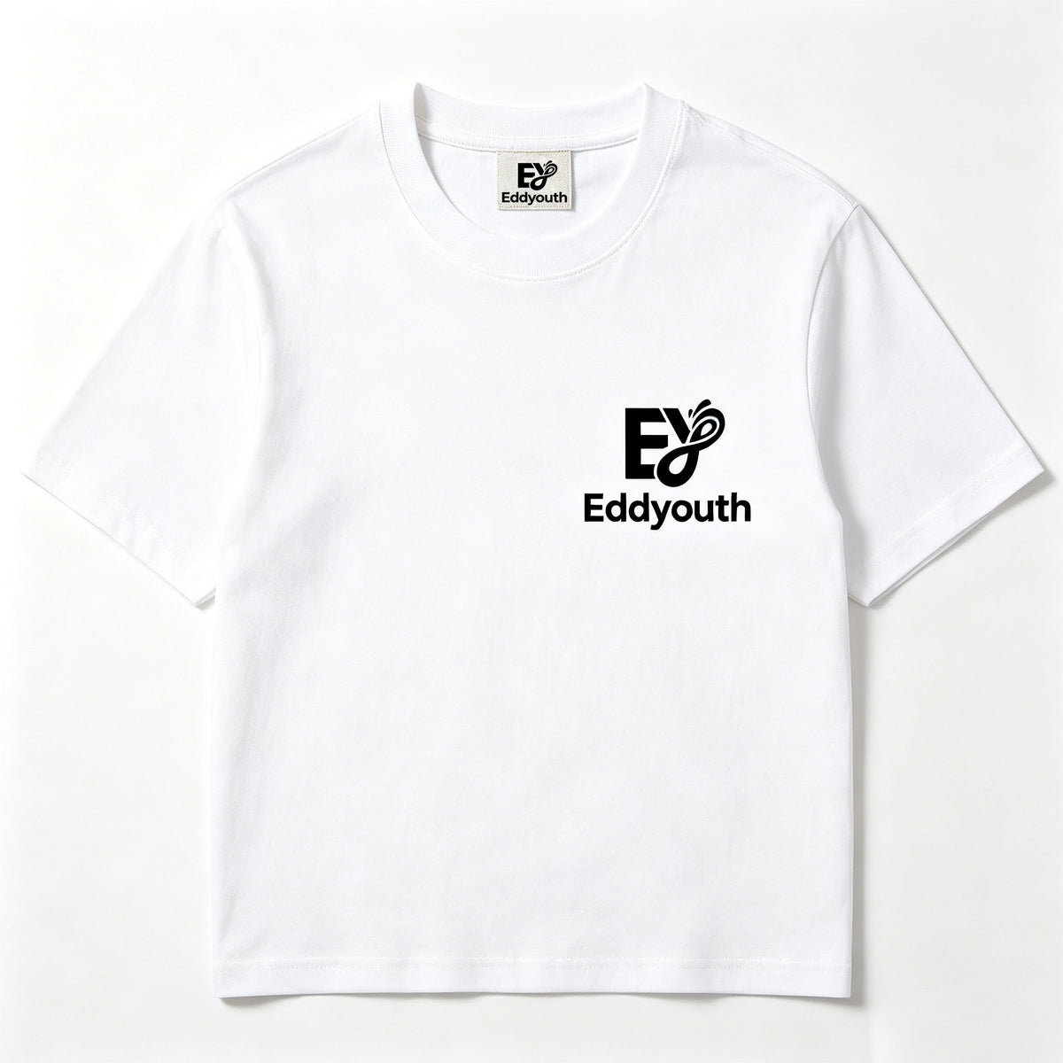 Eddyouth Everyday Unisex Tee, Comfort‑Fit Short‑Sleeve Crew Neck Top for Casual Outfits