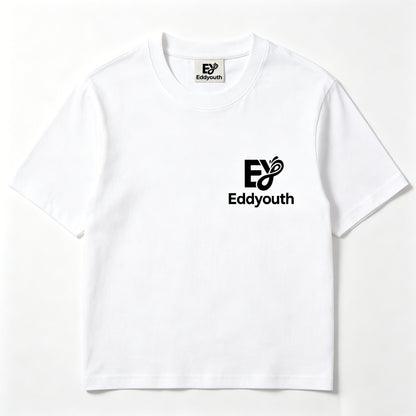 Eddyouth Everyday Unisex Tee, Comfort‑Fit Short‑Sleeve Crew Neck Top for Casual Outfits
