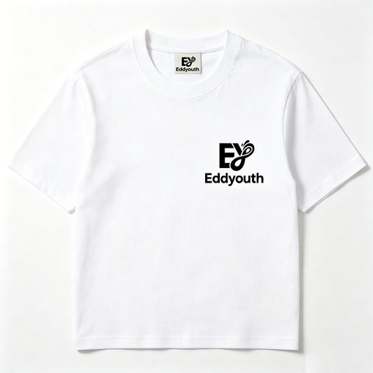 Eddyouth Everyday Unisex Tee, Comfort‑Fit Short‑Sleeve Crew Neck Top for Casual Outfits