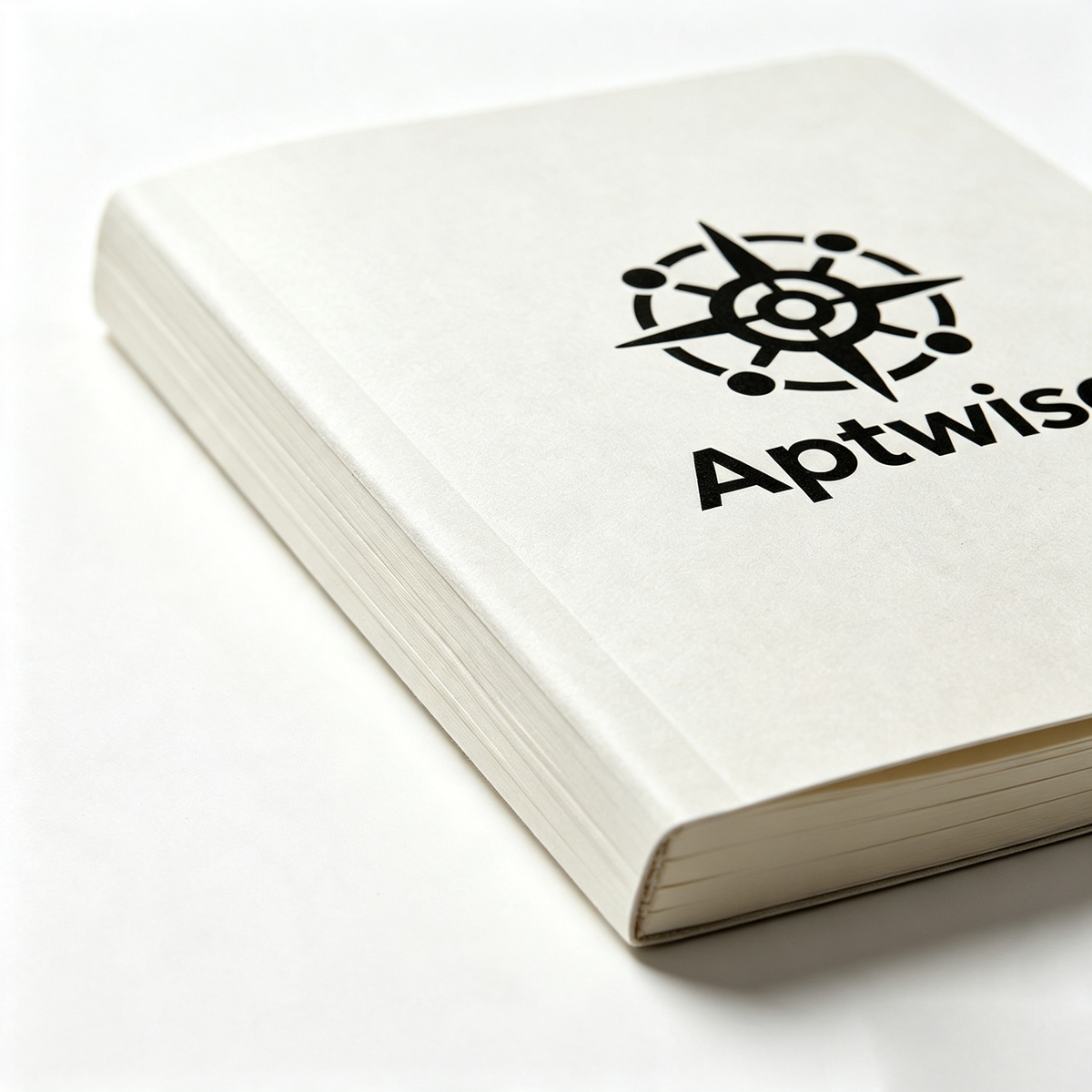 Aptwise Minimalist Hardcover Writing Notebook, Unlined Blank Paper Journal for Travel, Study and Business