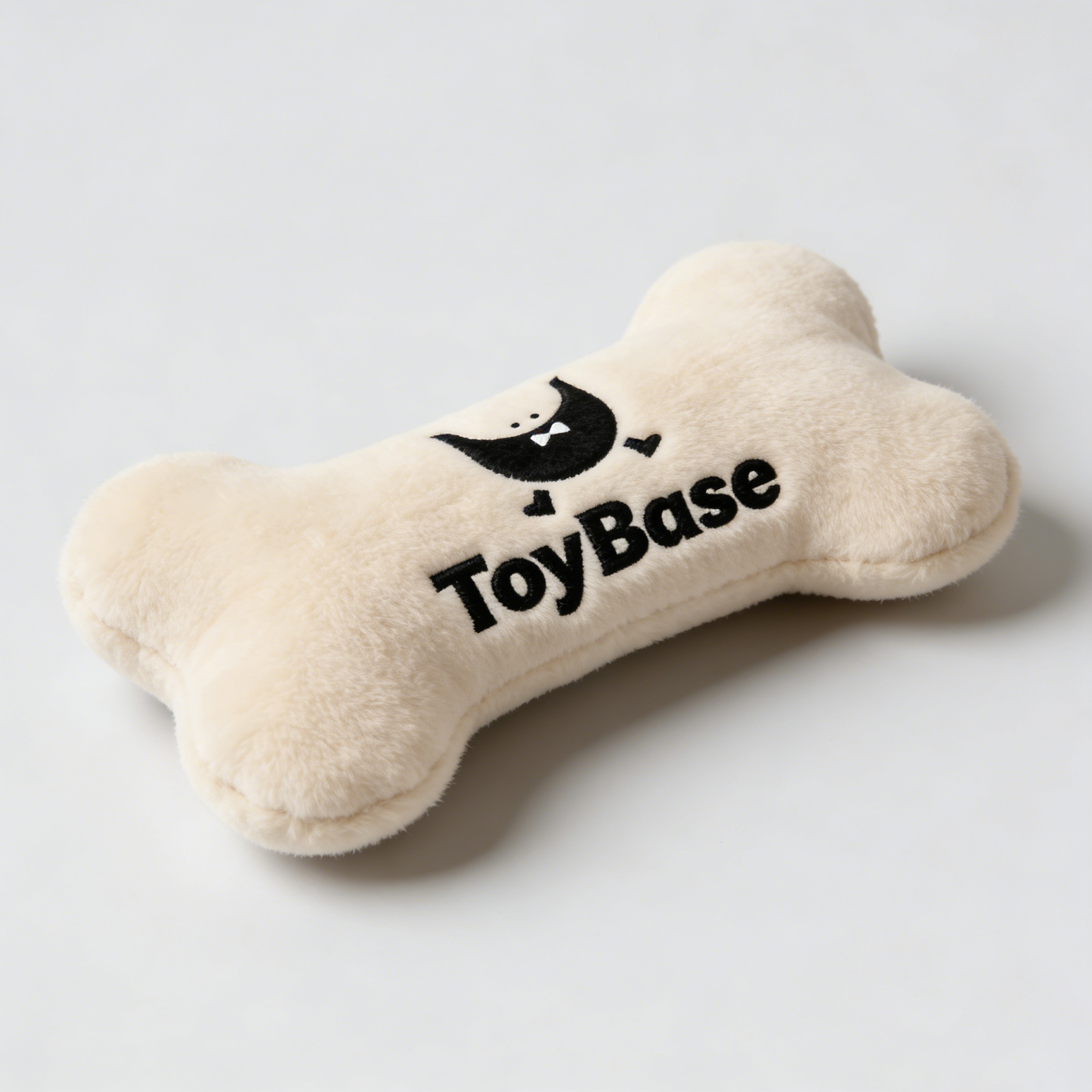 ToyBase Plush Squeaky Dog Bone Toy, Soft Stuffed Chew Toy for Puppies & Small/Medium Dogs, Interactive Fetch Toy for Teething, Boredom Relief & Indoor/Outdoor Play