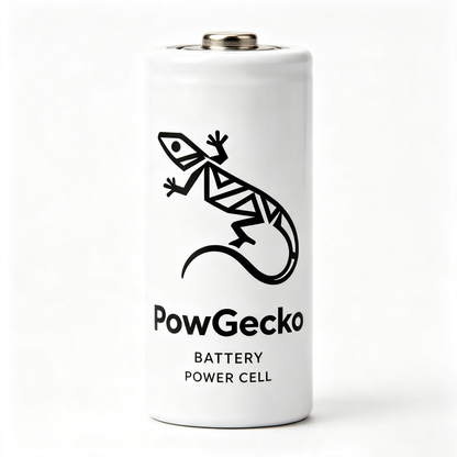 PowGecko Long‑Life Power Cell Batteries, 6‑Pack, Wide Compatibility for Daily Electronic Devices