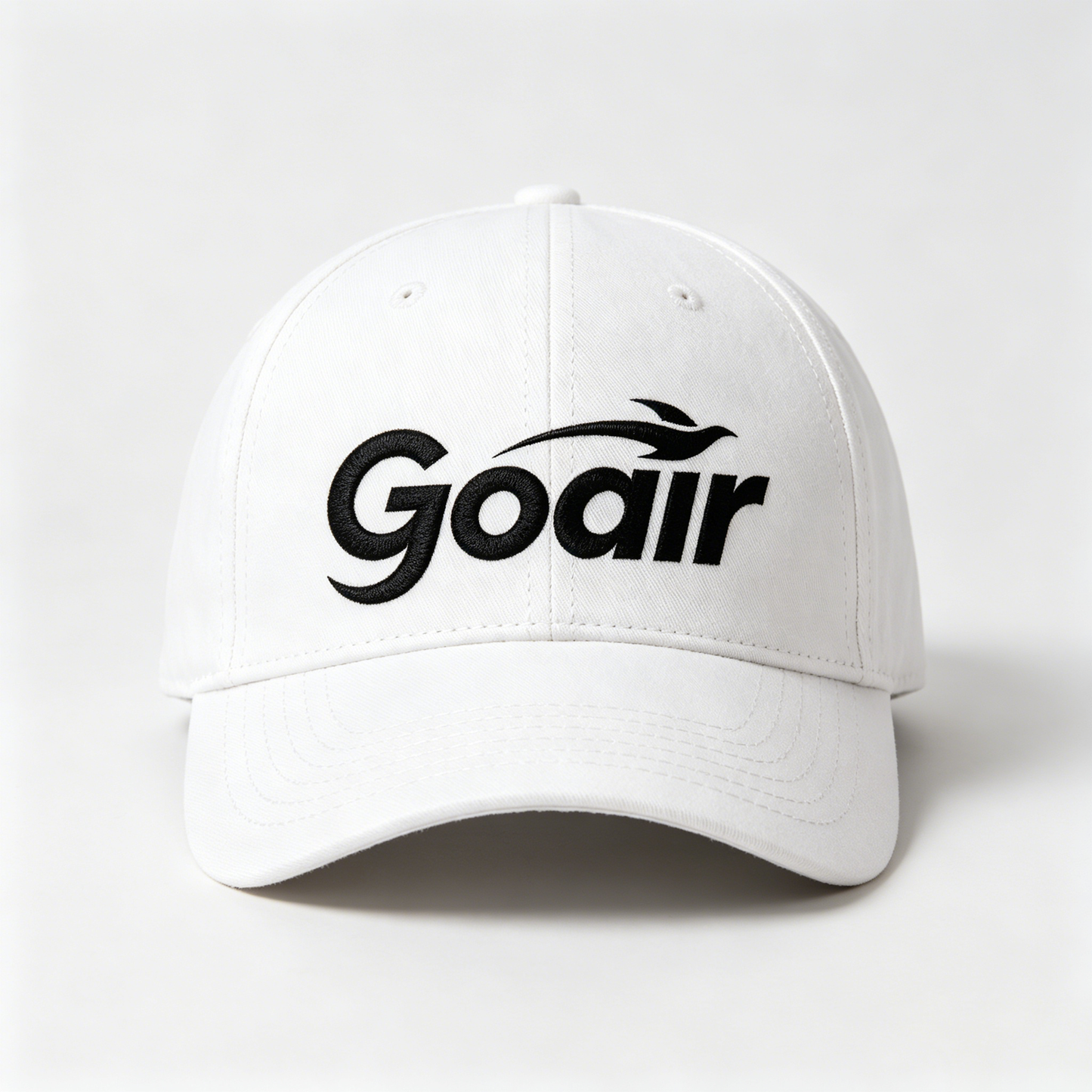 【Goair White Embroidered Baseball Cap】—— Stylish Sun Hat for Daily & Outdoor Use