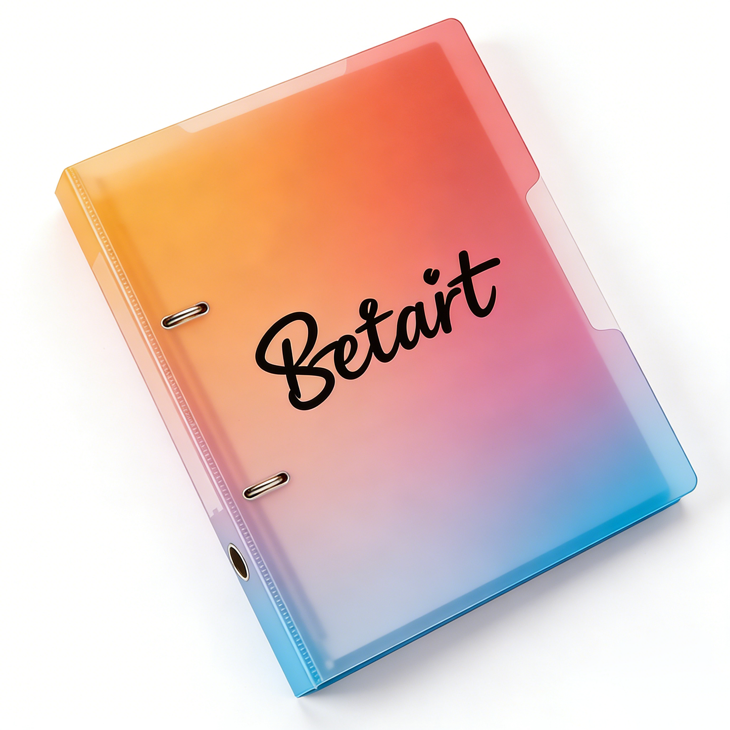 【Betart Gradient 2-Ring File Folder】—— Stylish & Practical Organization for Documents & Creativity