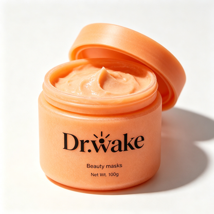 Dr.wake Hydrating Brightening Beauty Mask, Deep Moisturizing Exfoliating Clay Mask for Dull Uneven Skin Tone, Skin Repair Sleep Mask For All Skin Types