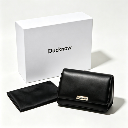 Ducknow Women Crossbody Shoulder Handbag, Classic Faux Leather Flap Purse, Elegant Daily Casual Ladies Satchel Bag for Work Dating Travel