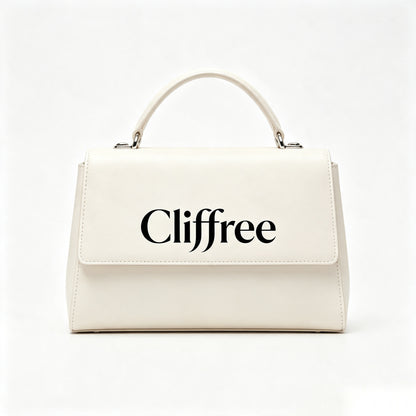 Cliffree Women’s Top Handle Satchel Handbag, Elegant Flap Crossbody Shoulder Bag, Classic Structured Ladies Purse, Versatile Fashion Handbag for Work, Dating & Daily Occasions