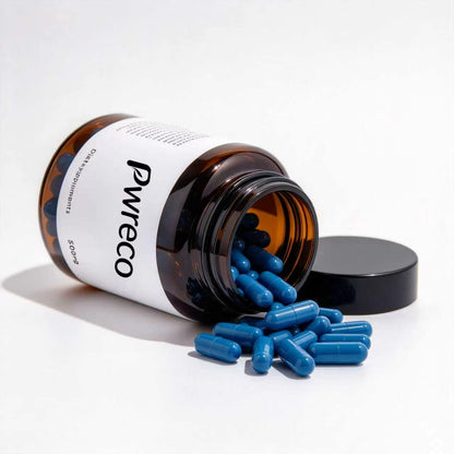 Pwreco Daily Dietary Supplement Capsules, 500mg Per Capsule, Natural Nutritional Support Capsules for Adult Daily Wellness