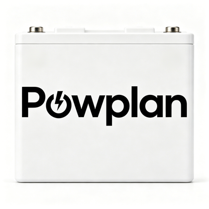 Powplan 12V Durable Rechargeable Power Storage Battery for Solar, RV, Marine & Emergency Power Supply