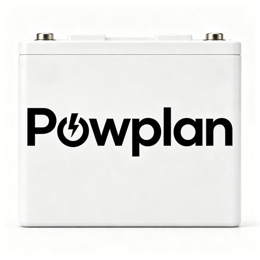 Powplan 12V Durable Rechargeable Power Storage Battery for Solar, RV, Marine & Emergency Power Supply