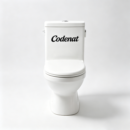 Codenat One Piece Elongated Toilet Bowl, High Efficiency Water Saving Single Flush Ceramic Toilet, Comfort Height Soft Close Seat Bathroom Toilet for Home Remodel Apartment