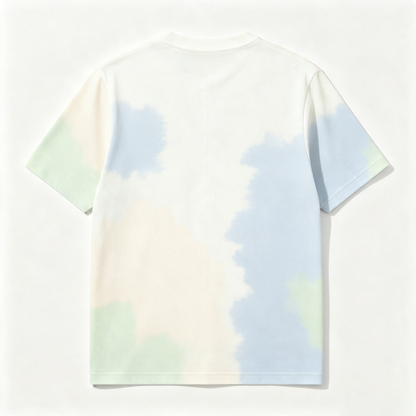 Luckcarp Soft Tie‑Dye T‑Shirt, Classic Crew‑Neck Short Sleeve, Lightweight Loose Casual Tee Shirts for Daily Wear