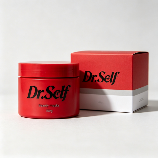 Dr.Self Beauty Mask Deep Hydrating Facial Mask, Anti-Aging Brightening Clay Mask for All Skin Types, Moisturizing Pore Minimizing Face Mask for Dry, Oily & Sensitive Skin