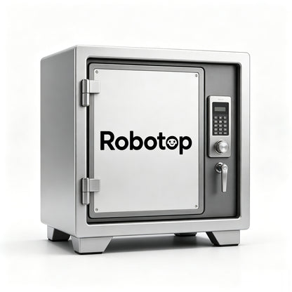 Robotop Electronic Safe Box, Heavy-Duty Steel Safe with Digital Keypad for Valuables Storage