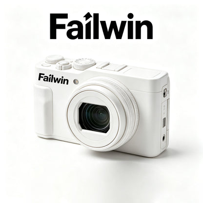 Failwin Digital Camera, 4K Video Camera Portable Compact Vlogging Camera for Travel, Photography & Content Creation