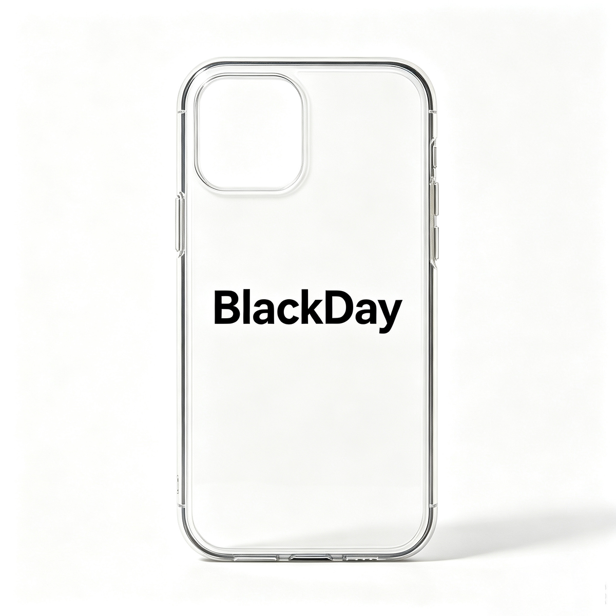 BlackDay Clear Cell Phone Case, Shockproof Transparent Phone Cover, Slim Lightweight Protective Case for Smartphone, Anti-Yellowing Phone Shell for Daily Use
