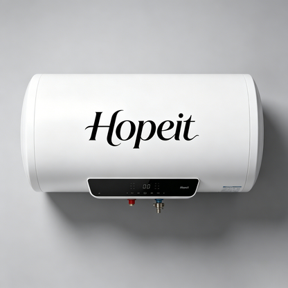 Hopeit  Electric Water Heater, 10 Gallon Compact Storage Tank, 2000W Fast Heating, Smart Thermostat, Overheat & Leak Protection, Wall-Mounted Hot Water Heater for Bathroom Home Use