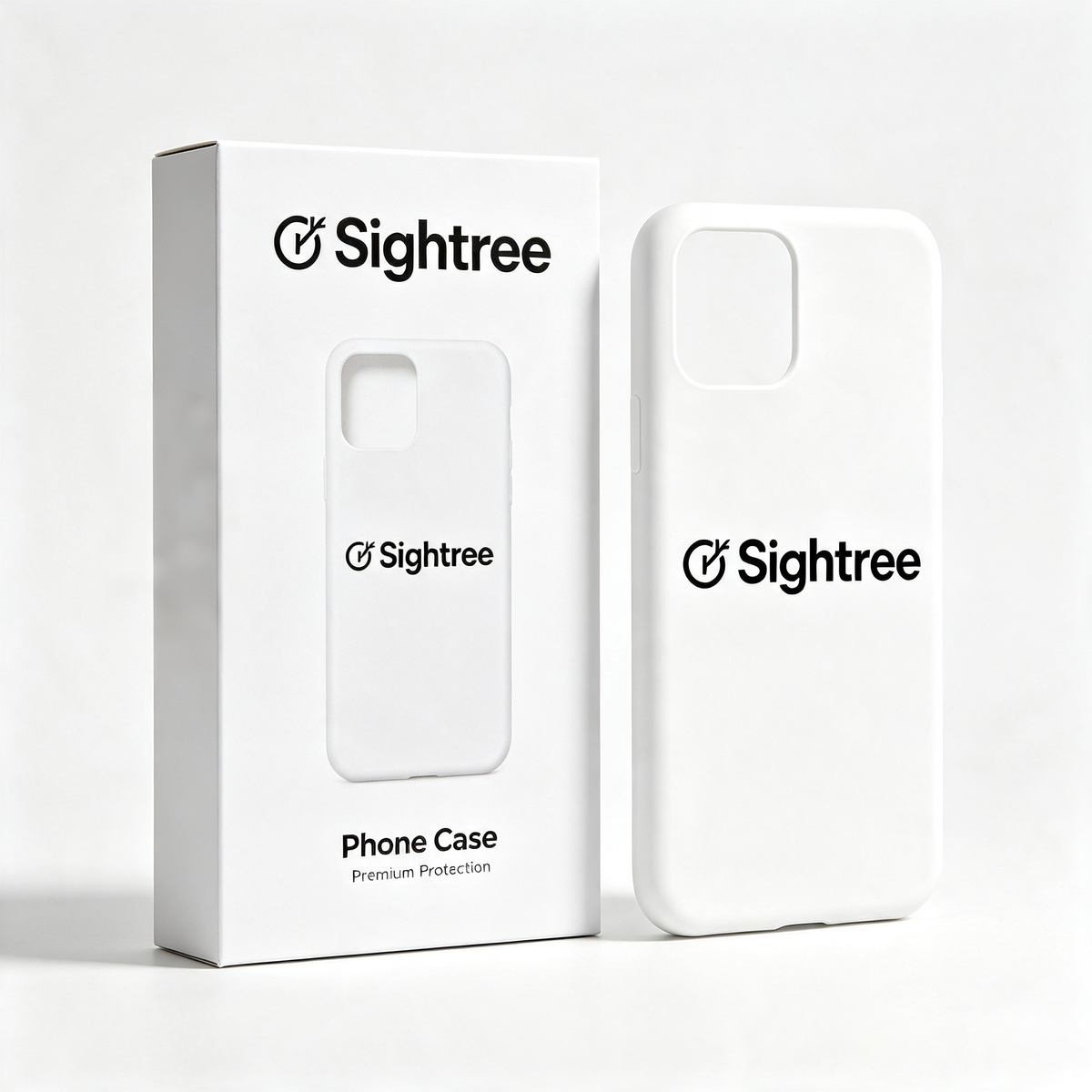 Sightree Premium Silicone Phone Case, Thin Lightweight Anti‑Fingerprint Protective Cell Phone Cover