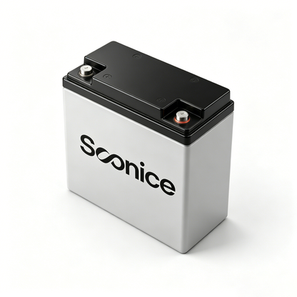 Soonice 12V Sealed Lead Acid Rechargeable Battery, Maintenance Free SLA Battery for Solar Panels, Scooters, UPS Backup, Lawn Mowers, Emergency Lights