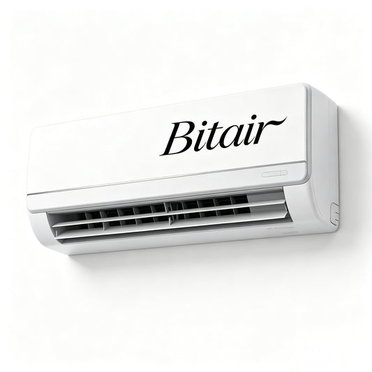 Bitair Wall Mount Split Air Conditioner, Ultra Quiet Indoor Cooling Air Conditioning Unit, Easy Installation With Complete Installation Guide, Home Wall AC for Bedroom, Apartment & Summer Comfort