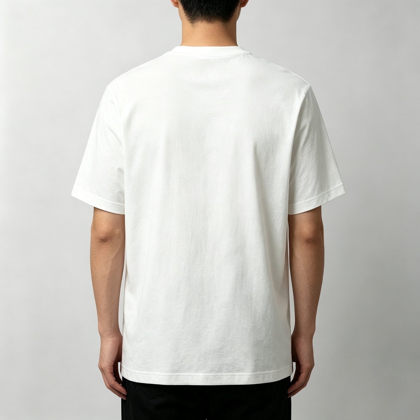 Forthope Crew Neck Short Sleeve Cotton T-Shirt, Minimal Letter Graphic Loose Fit Casual Everyday Basic Tee for Summer Street Daily Wear