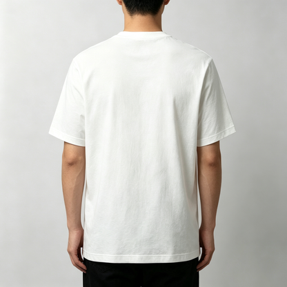 Forthope Crew Neck Short Sleeve Cotton T-Shirt, Minimal Letter Graphic Loose Fit Casual Everyday Basic Tee for Summer Street Daily Wear