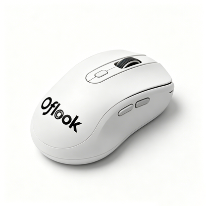 Oflook Wireless Ergonomic Computer Mouse,USB Receiver Cordless Mouse, Portable Comfort Mice for Laptop PC Office Home Work