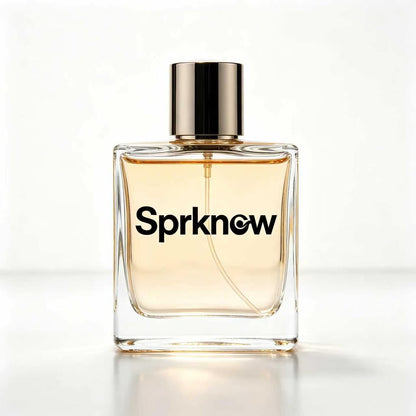 Sprknow Eau de Toilette for Women, Long Lasting Warm Amber Fragrance, Elegant Square Glass Perfume Bottle, Daily Casual & Date Night Scent