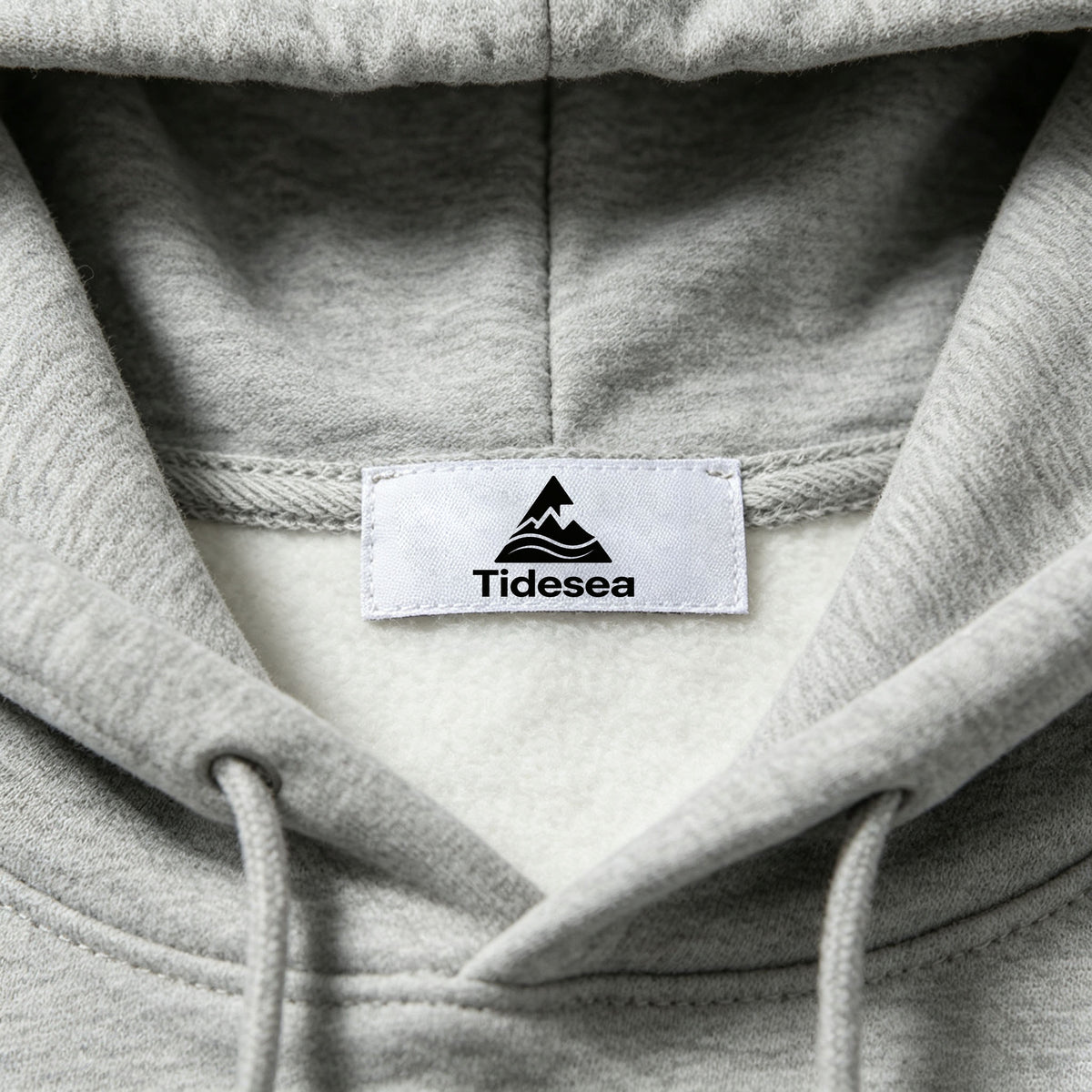 Tidesea Light Fleece Pullover Hoodie, Casual Solid Long Sleeve Hooded Sweatshirt With Pocket