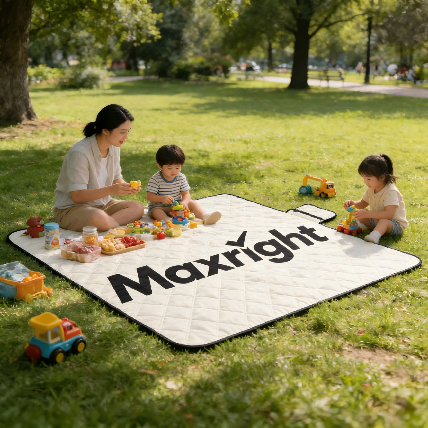 【Maxright Portable Picnic Blanket】—— Ultimate Companion for Outdoor Adventures & Family Gatherings