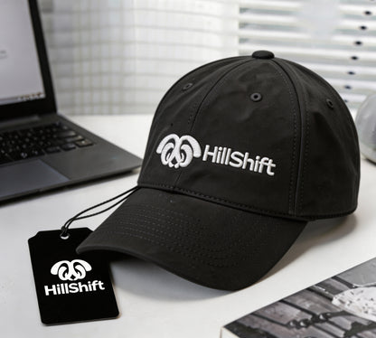 HillShift Unisex Baseball Cap, Quick Dry Lightweight Dad Hat with 3D Embroidery Logo, Adjustable Outdoor Sports Trucker Hat for Men Women