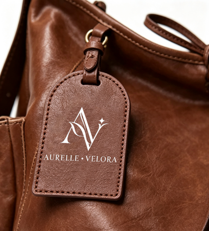 AURELLE VELORA Vintage Faux Leather Shoulder Bag for Women, Large Capacity Hobo Crossbody Bag, Casual Everyday Tote Handbag with Side Pockets
