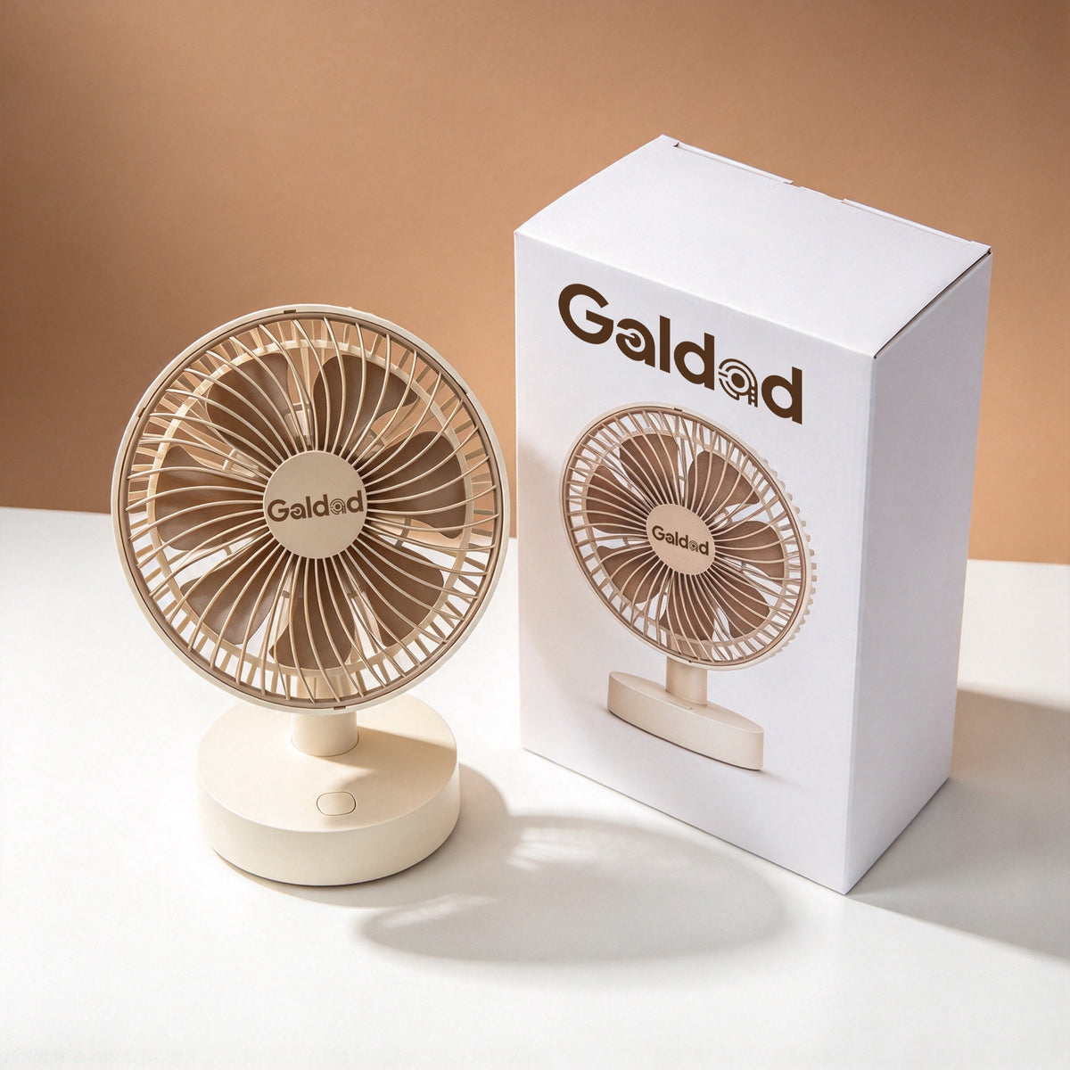 Galdad Electric Fans, Small Desk Table Fan, Portable Quiet Desktop Fan for Home, Office, Bedroom, Dorm Personal Cooling Fan