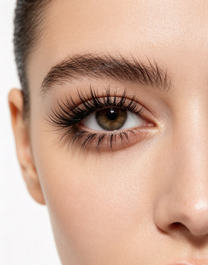 EyeLook Wispy Winged False Eyelashes, Natural Fluffy Cat Eye Lashes, Lightweight Reusable Faux Mink Eye Lashes for Daily Makeup Party Wedding Look