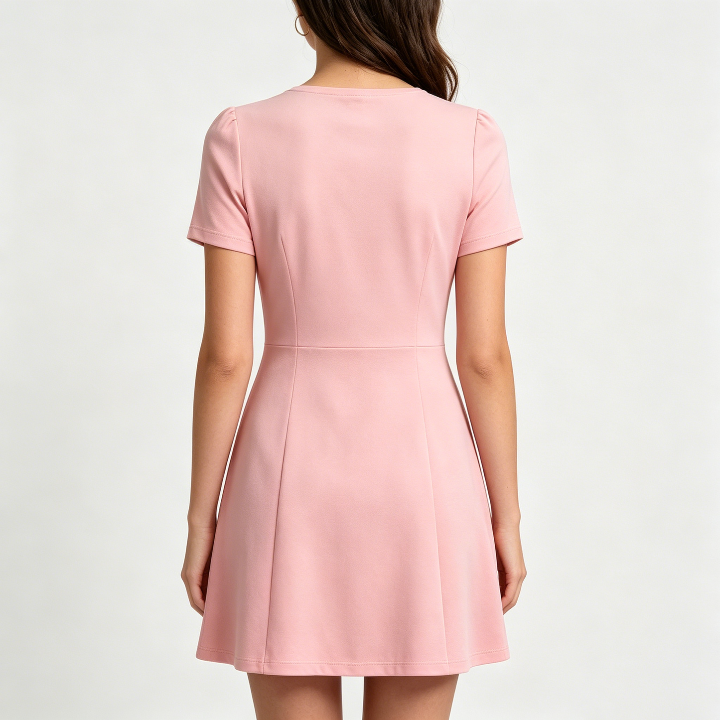 【Sweetdate Short-Sleeve A-Line Dress】—— Sweet Elegance for Every Occasion