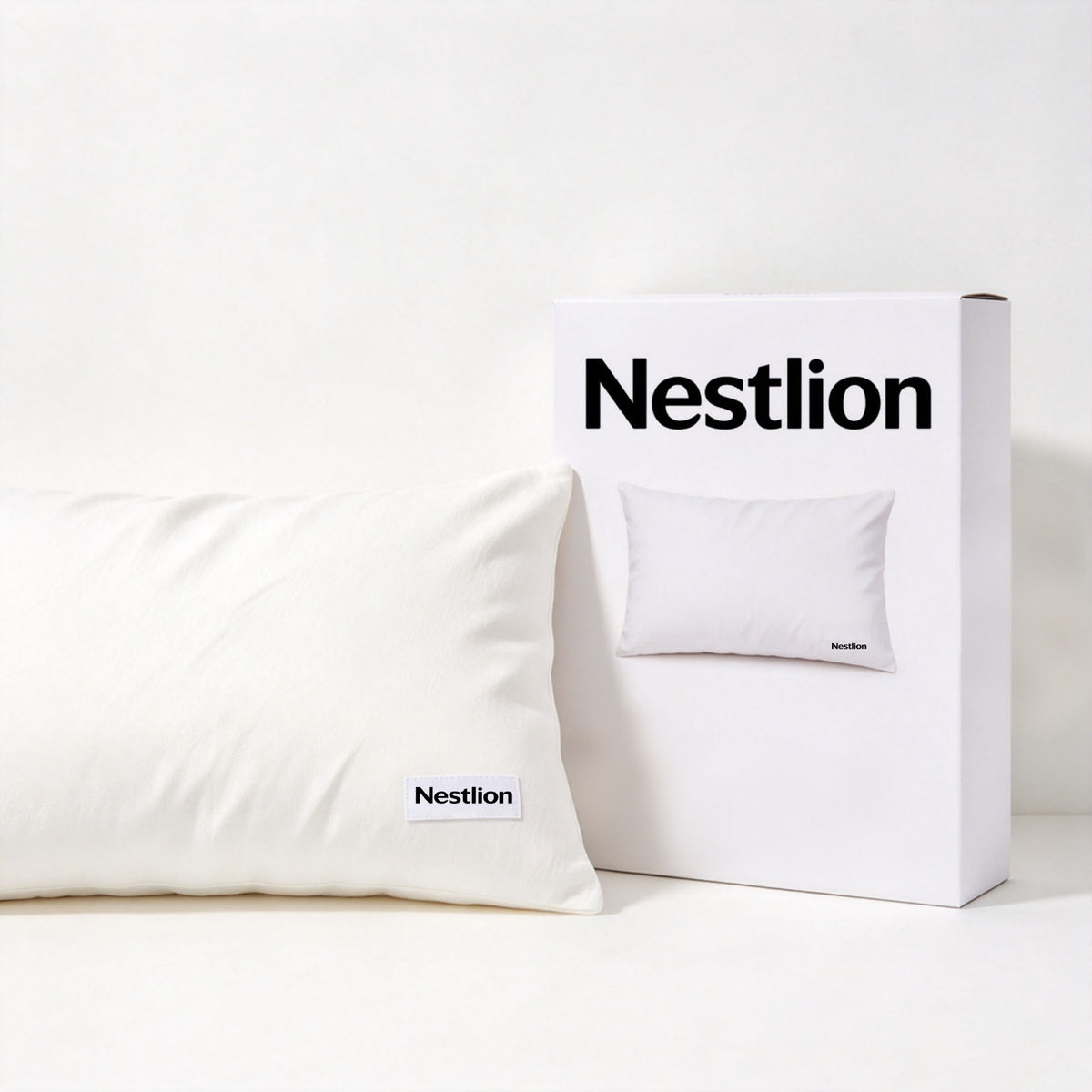 Nestlion Decorative Throw Pillow, Soft Breathable Rectangle Accent Pillow, Comfort Cushion for Sofa Bedroom Living Room Home Decor, Vacuum Compressed Shipment